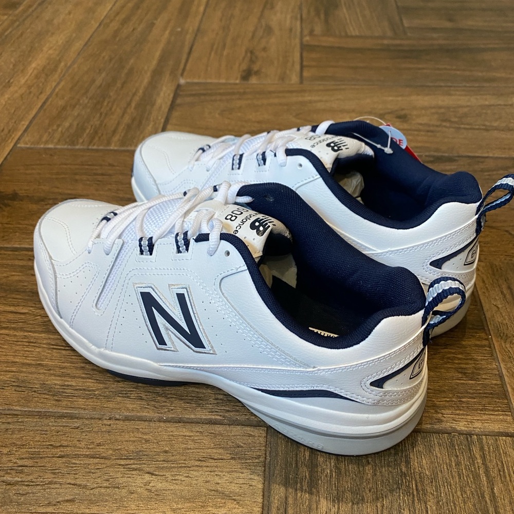 NEW New Balance Men's 608 V5 White Sneakers MX608V5 - Size 10 Wide - Picture 5 of 8